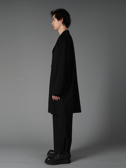 WOOL GABARDINE SHIRT JACKET