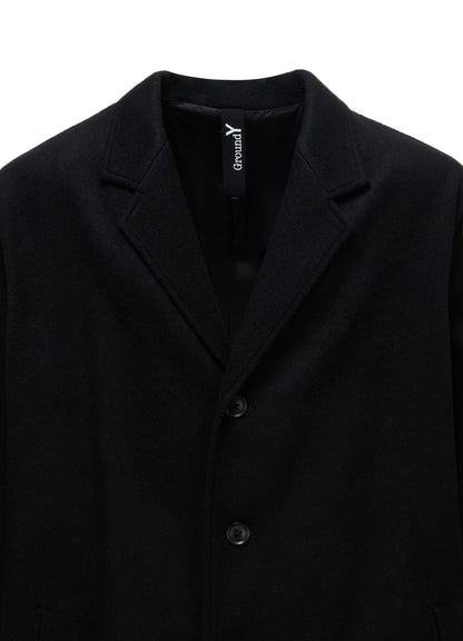 MELTON WOOL SHIRT JACKET