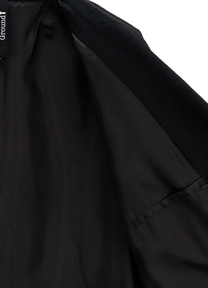 MELTON WOOL SHIRT JACKET