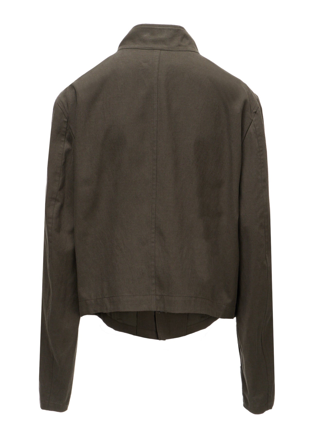 CELLULOSE COTTON BIO TWILL FRONT DROP SHORT JACKET