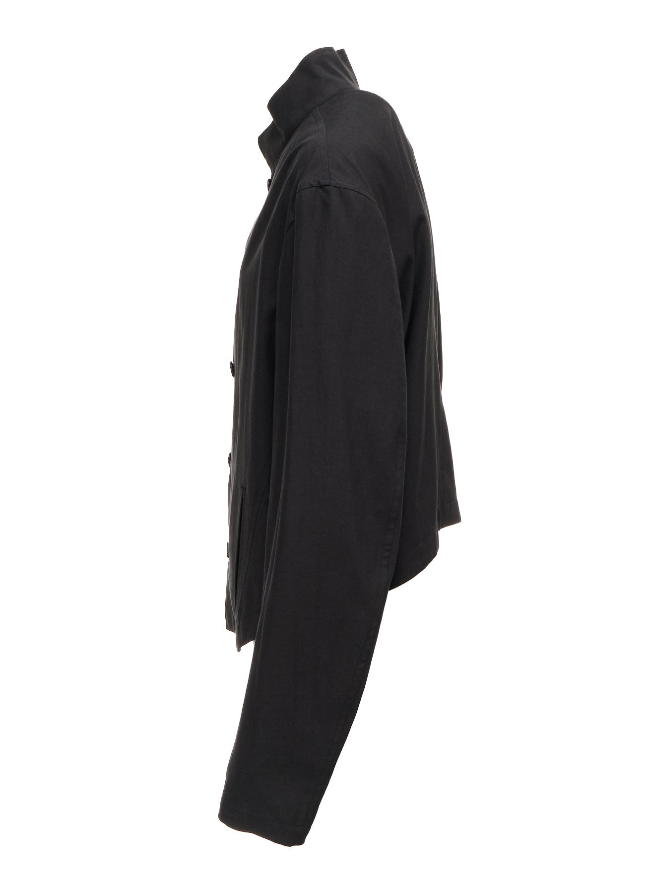 CELLULOSE COTTON BIO TWILL FRONT DROP SHORT JACKET
