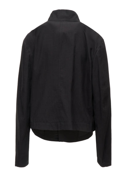 CELLULOSE COTTON BIO TWILL FRONT DROP SHORT JACKET