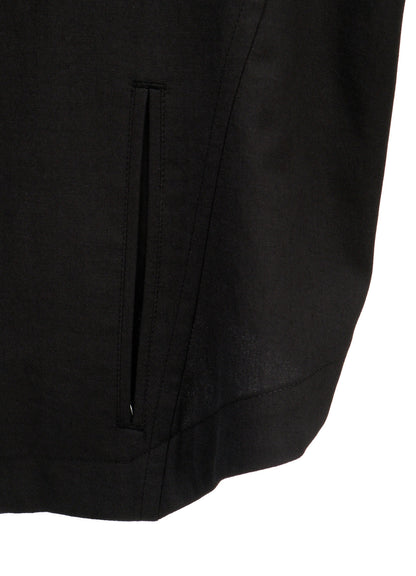 CELLULOSE COTTON BIO TWILL FRONT DROP SHORT JACKET