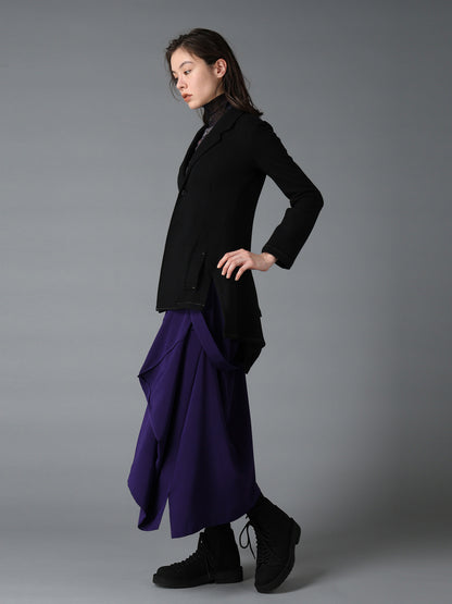 SOFT SPUN 1/14 JERSEY BACK FLARE JACKET