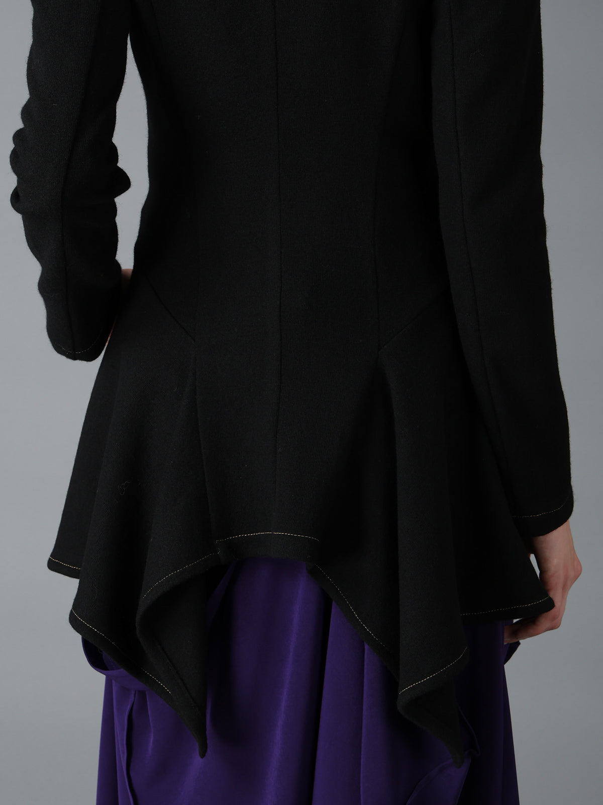 SOFT SPUN 1/14 JERSEY BACK FLARE JACKET