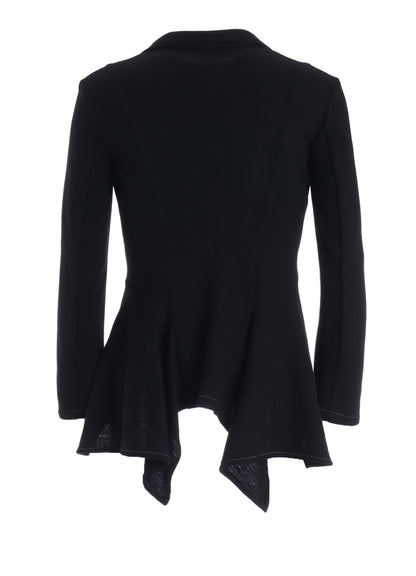 SOFT SPUN 1/14 JERSEY BACK FLARE JACKET