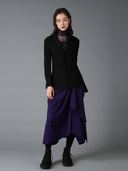 SOFT SPUN 1/14 JERSEY BACK FLARE JACKET