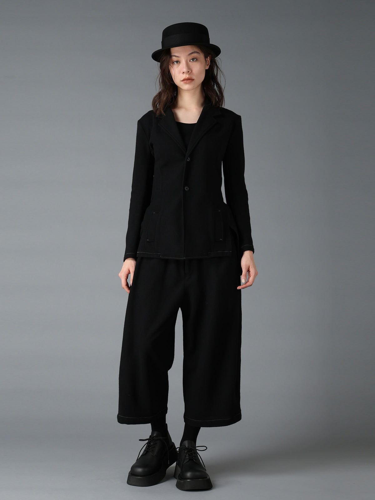 SOFT SPUN 1/14 JERSEY BACK FLARE JACKET