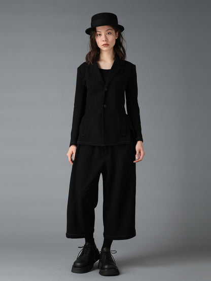 SOFT SPUN 1/14 JERSEY BACK FLARE JACKET