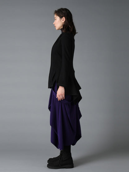 SOFT SPUN 1/14 JERSEY BACK FLARE JACKET