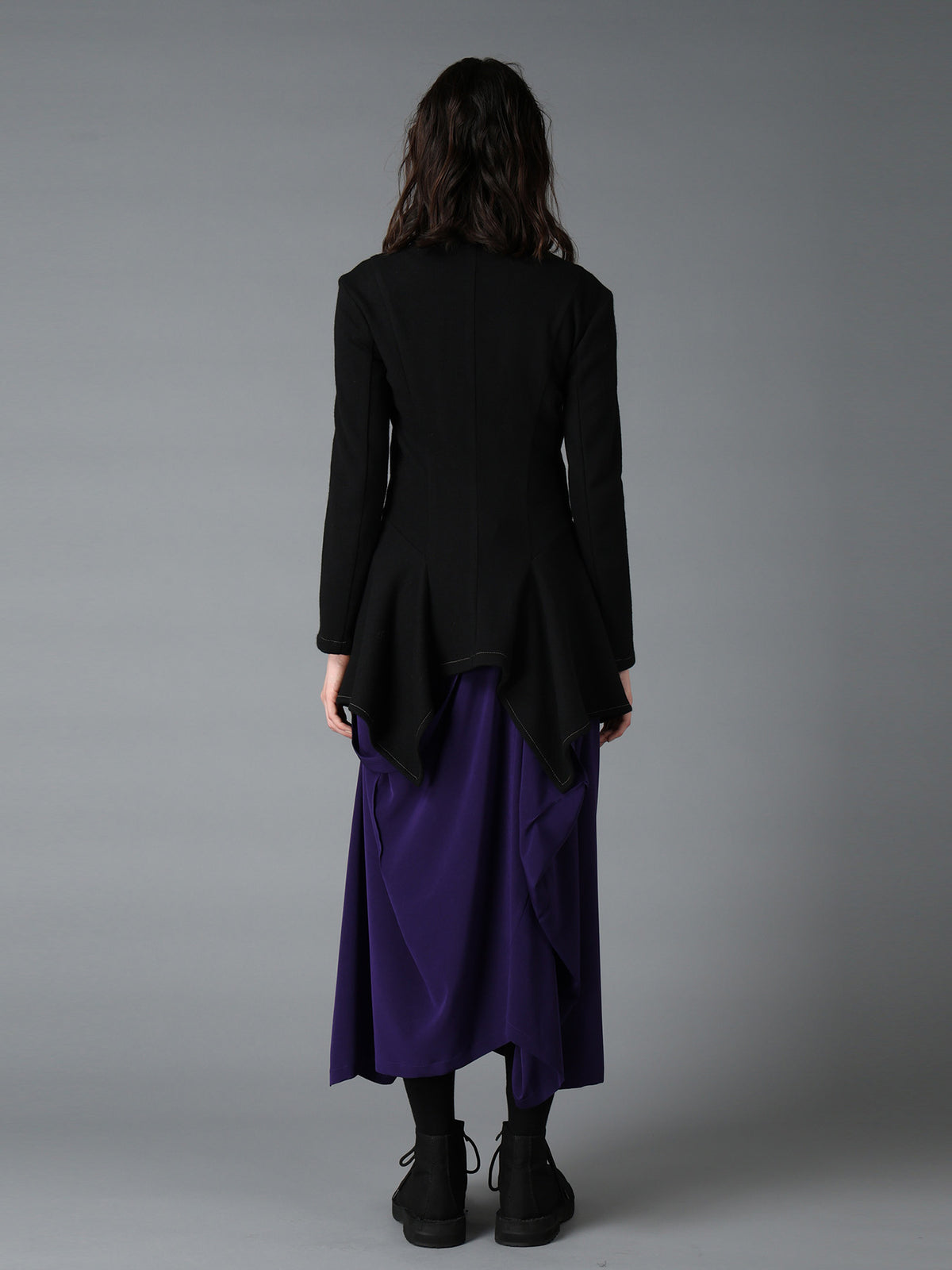 SOFT SPUN 1/14 JERSEY BACK FLARE JACKET