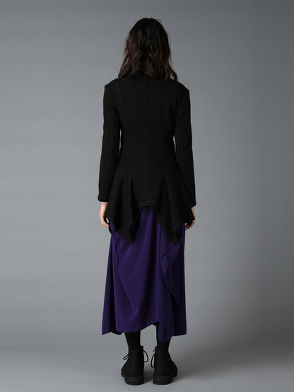 SOFT SPUN 1/14 JERSEY BACK FLARE JACKET