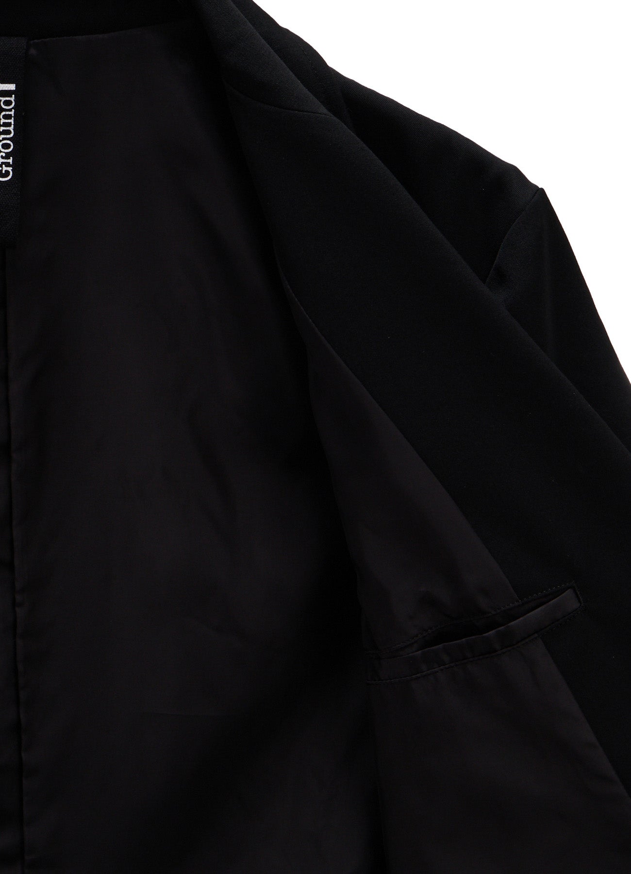 WOOL GABARDINE APPLIQUE JACKET