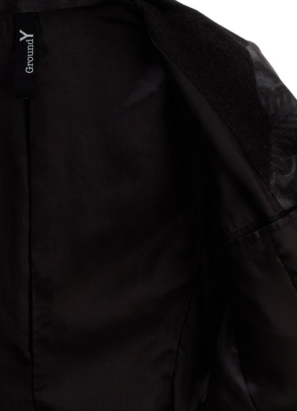BATIK PATTERN SIDE PLEATED JACKET