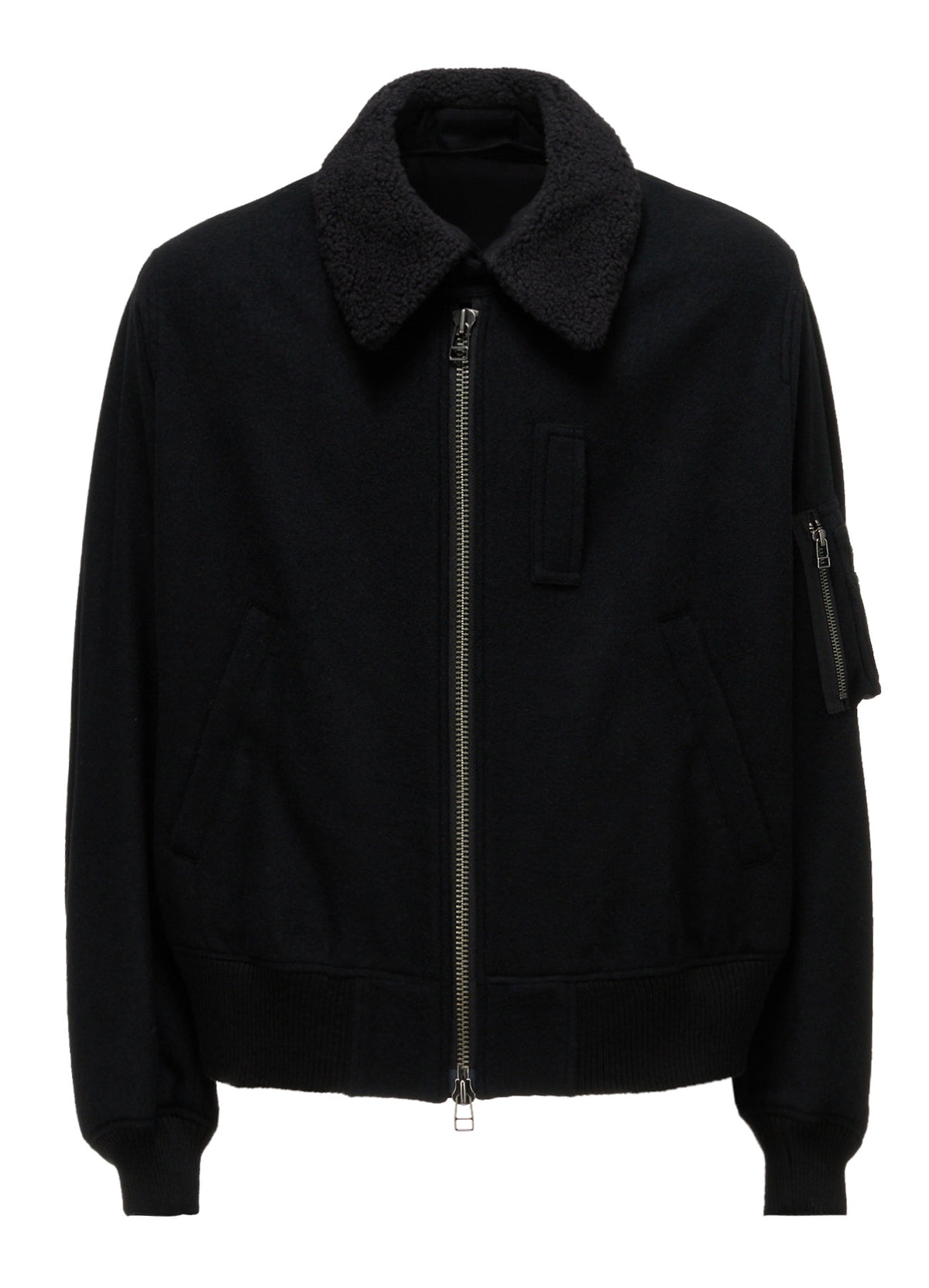 MELTON WOOL BLOUSON