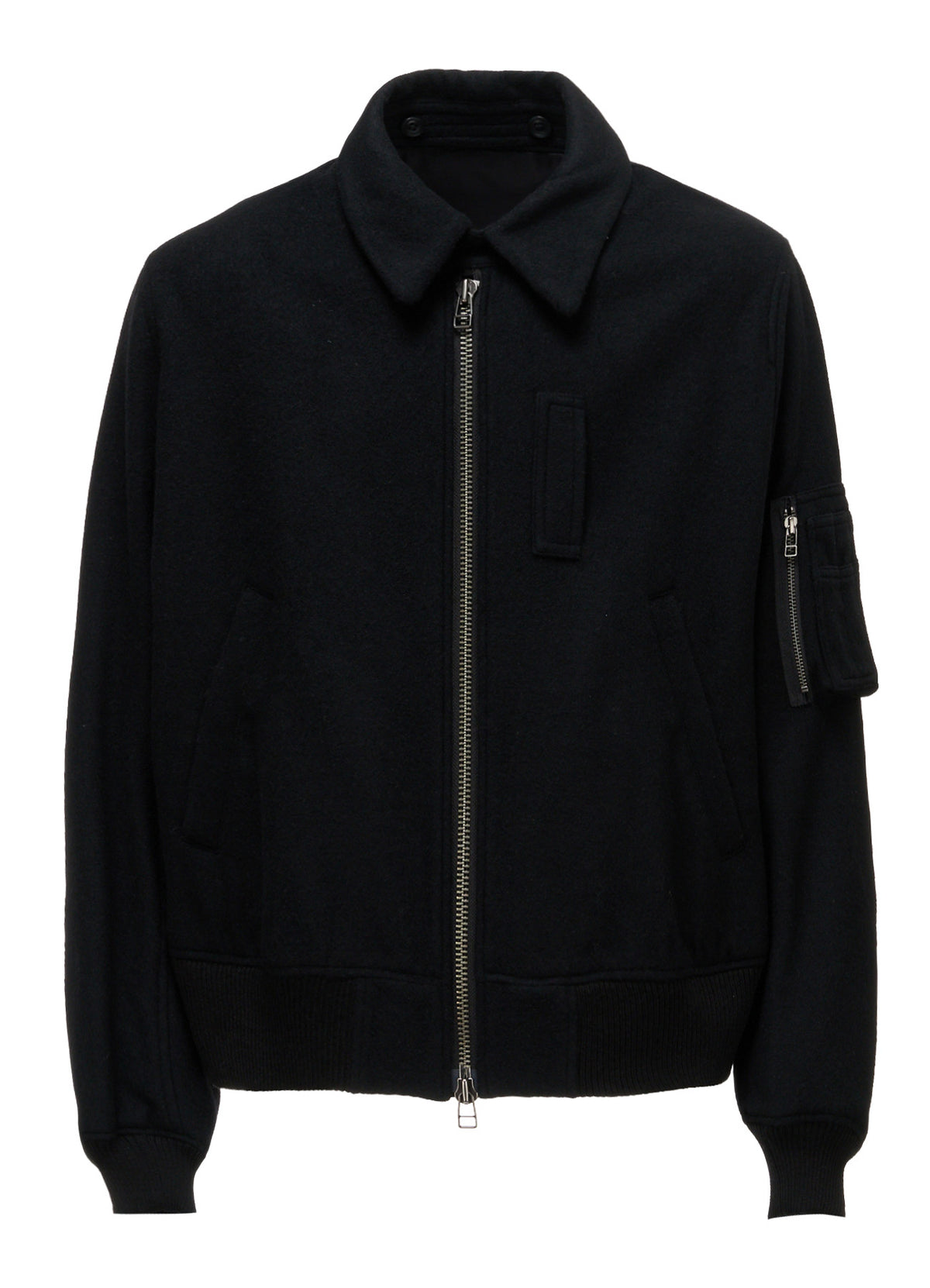 MELTON WOOL BLOUSON