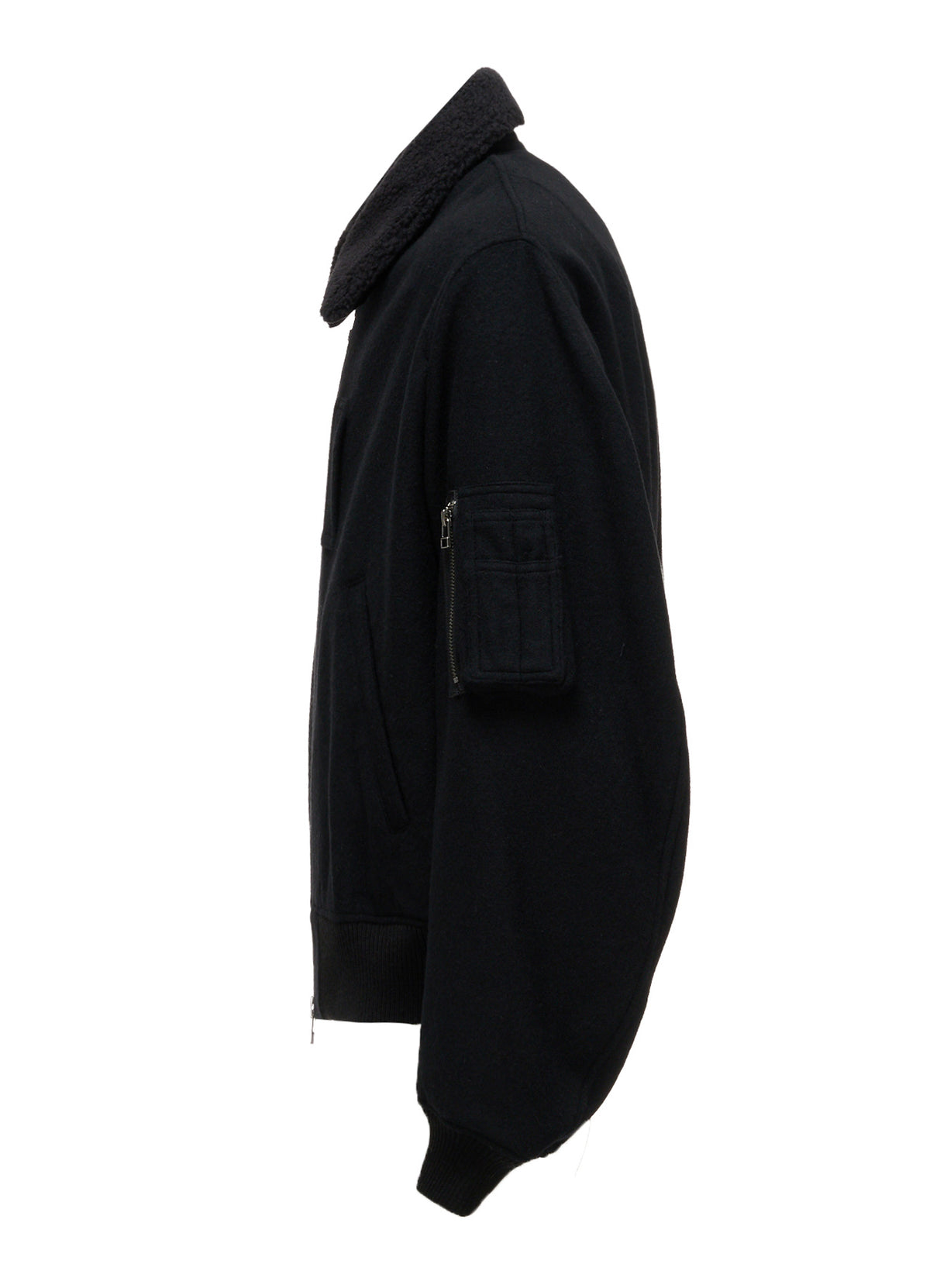 MELTON WOOL BLOUSON