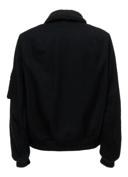 MELTON WOOL BLOUSON