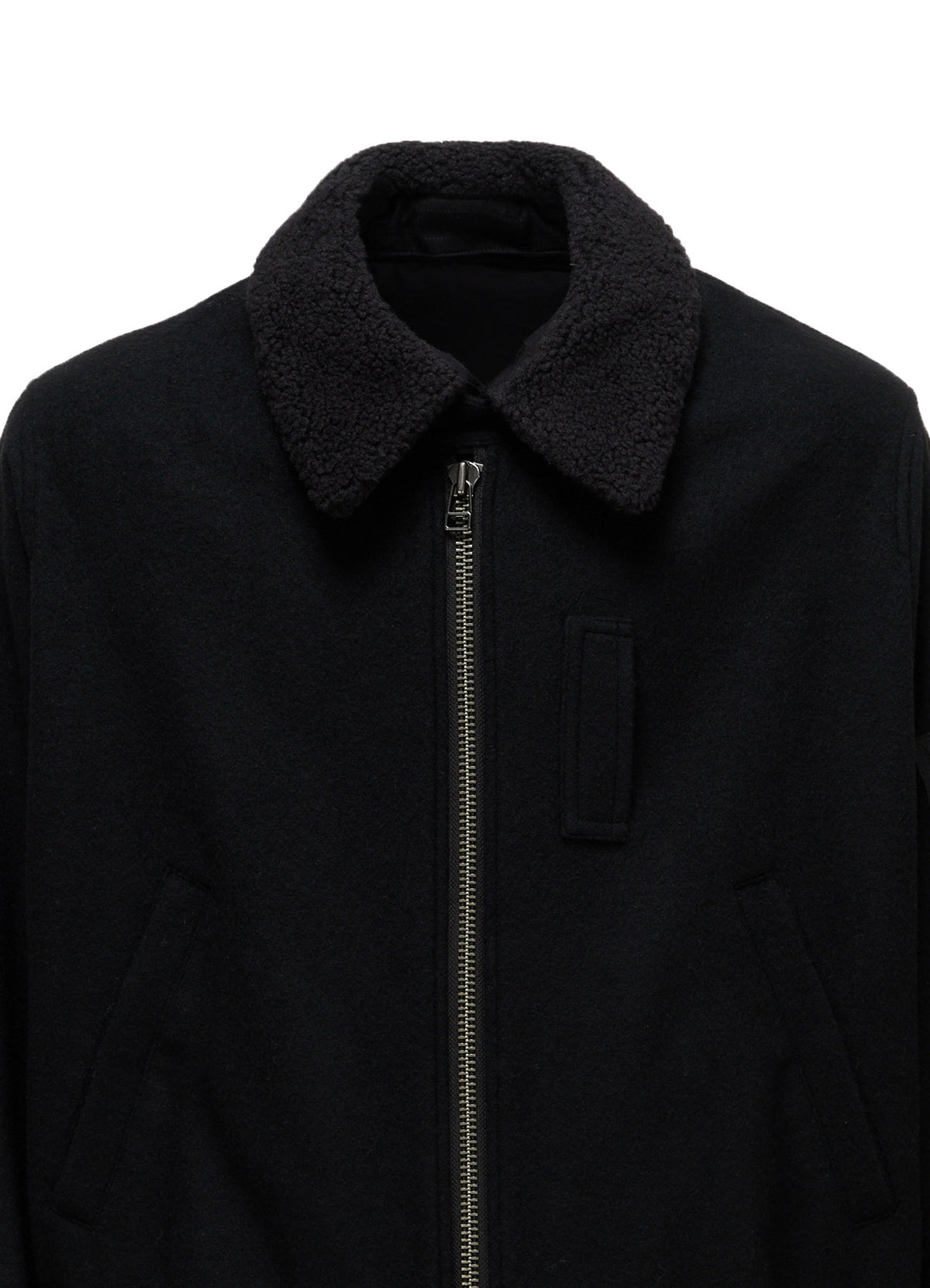 MELTON WOOL BLOUSON