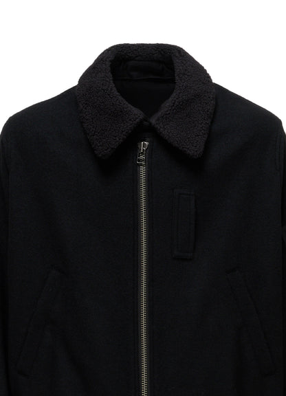 MELTON WOOL BLOUSON