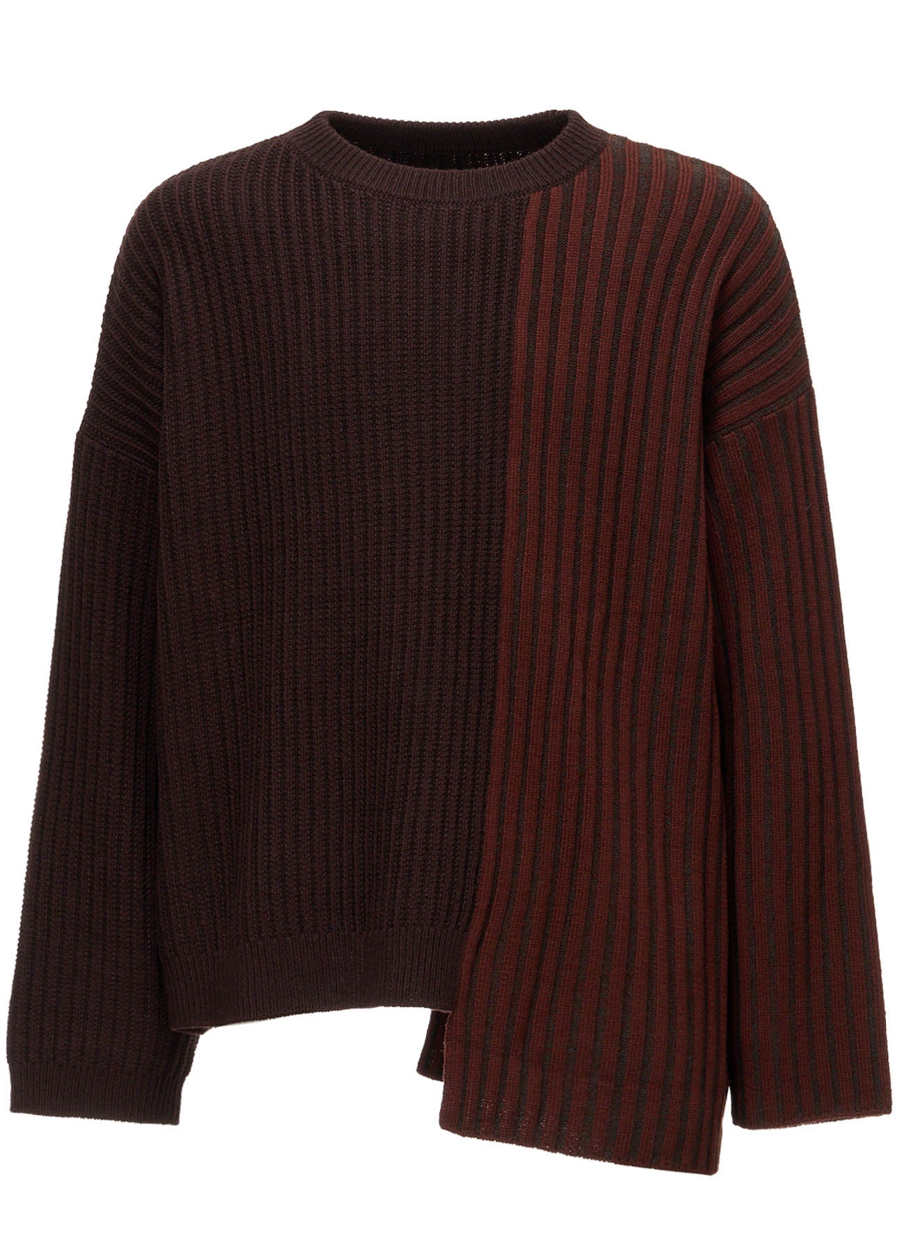 RIB X IRREGULAR LINKS PULLOVER – THE SHOP YOHJI YAMAMOTO