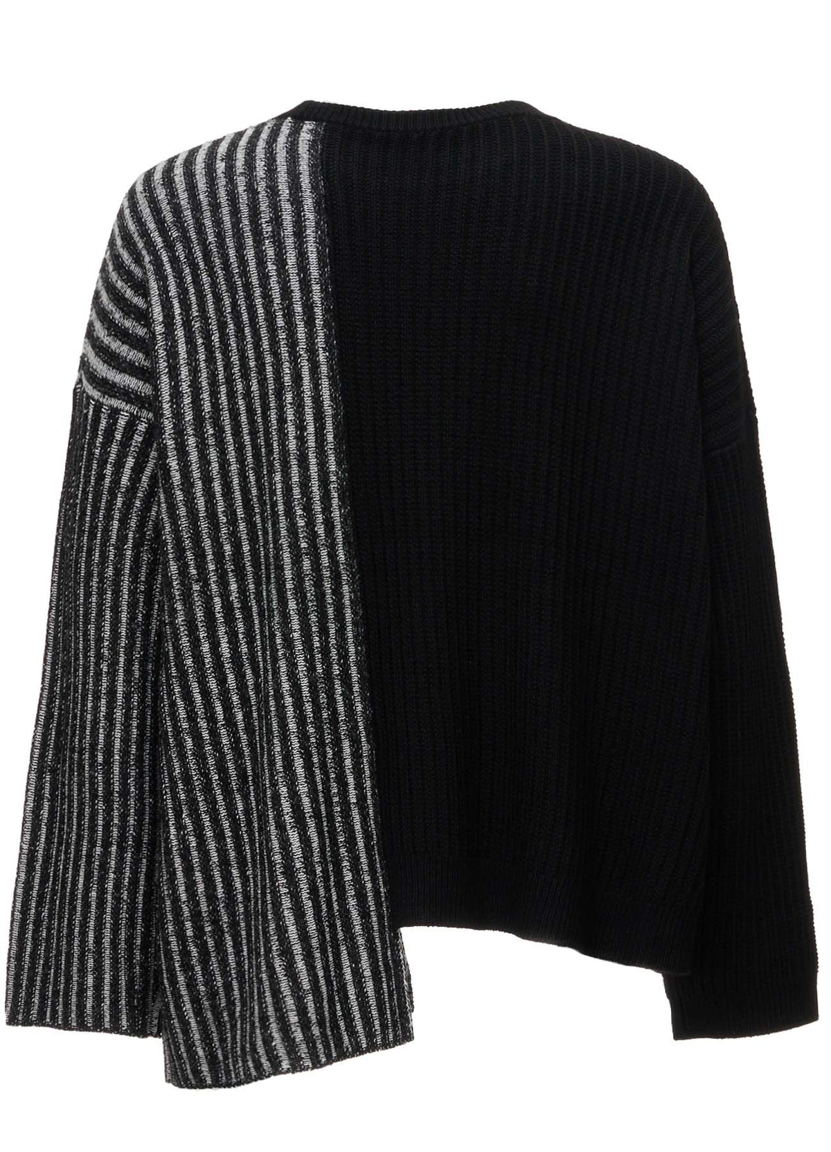 RIB X IRREGULAR LINKS PULLOVER