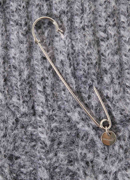FLUFFY TUBE YARN CABLE KNIT SNOOD