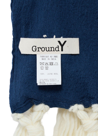 MILLING WOOL FRINGED STOLE