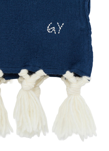 MILLING WOOL FRINGED STOLE
