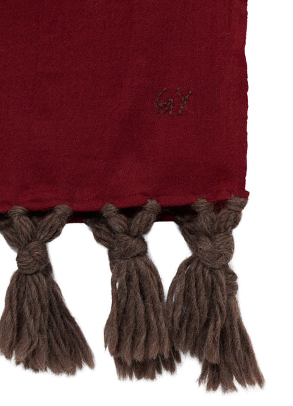 MILLING WOOL FRINGED STOLE