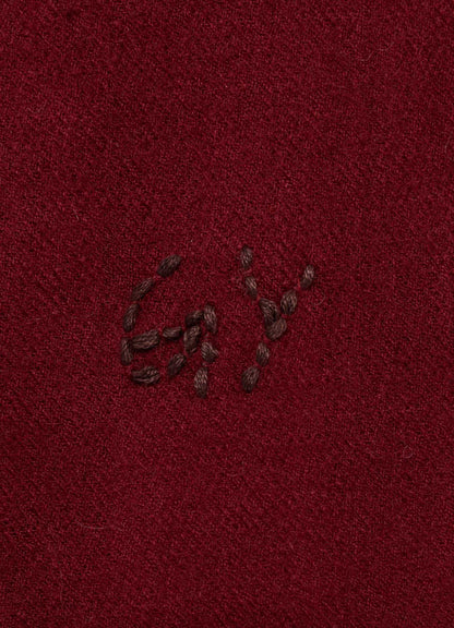 MILLING WOOL FRINGED STOLE