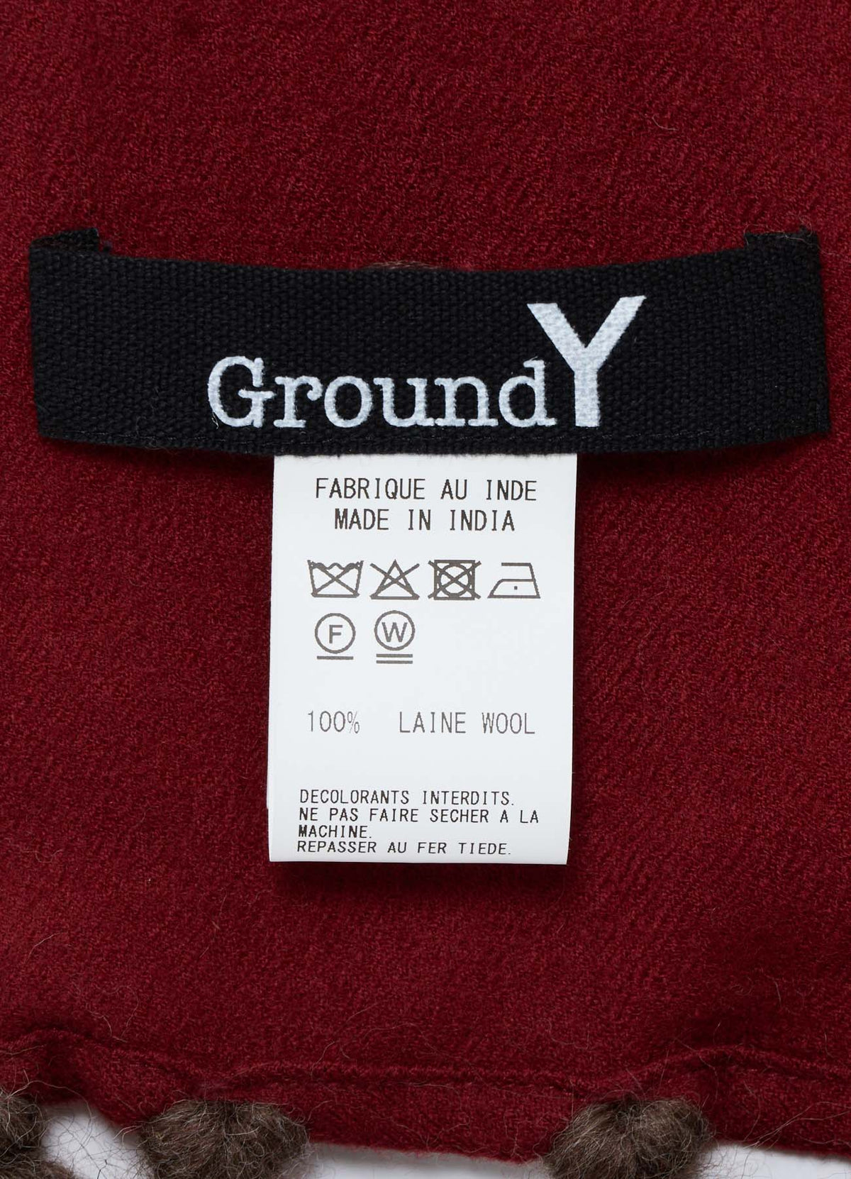 MILLING WOOL FRINGED STOLE