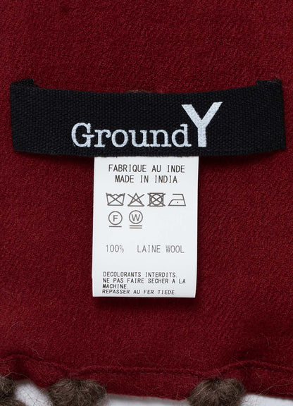 MILLING WOOL FRINGED STOLE