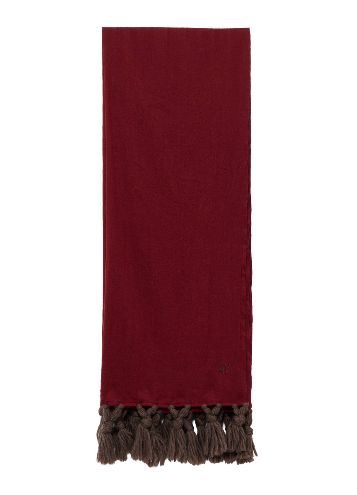 MILLING WOOL FRINGED STOLE