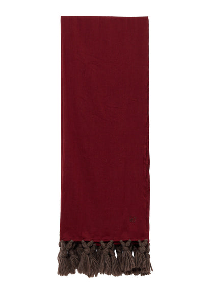 MILLING WOOL FRINGED STOLE