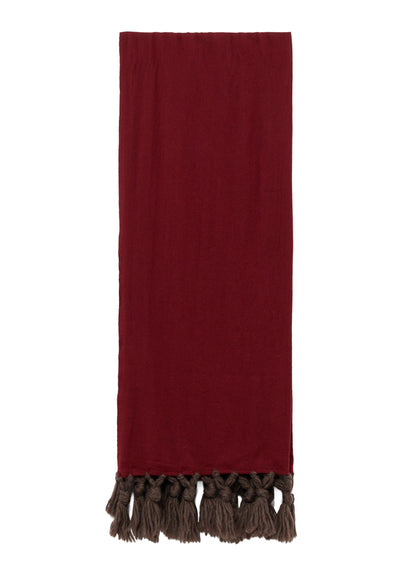 MILLING WOOL FRINGED STOLE