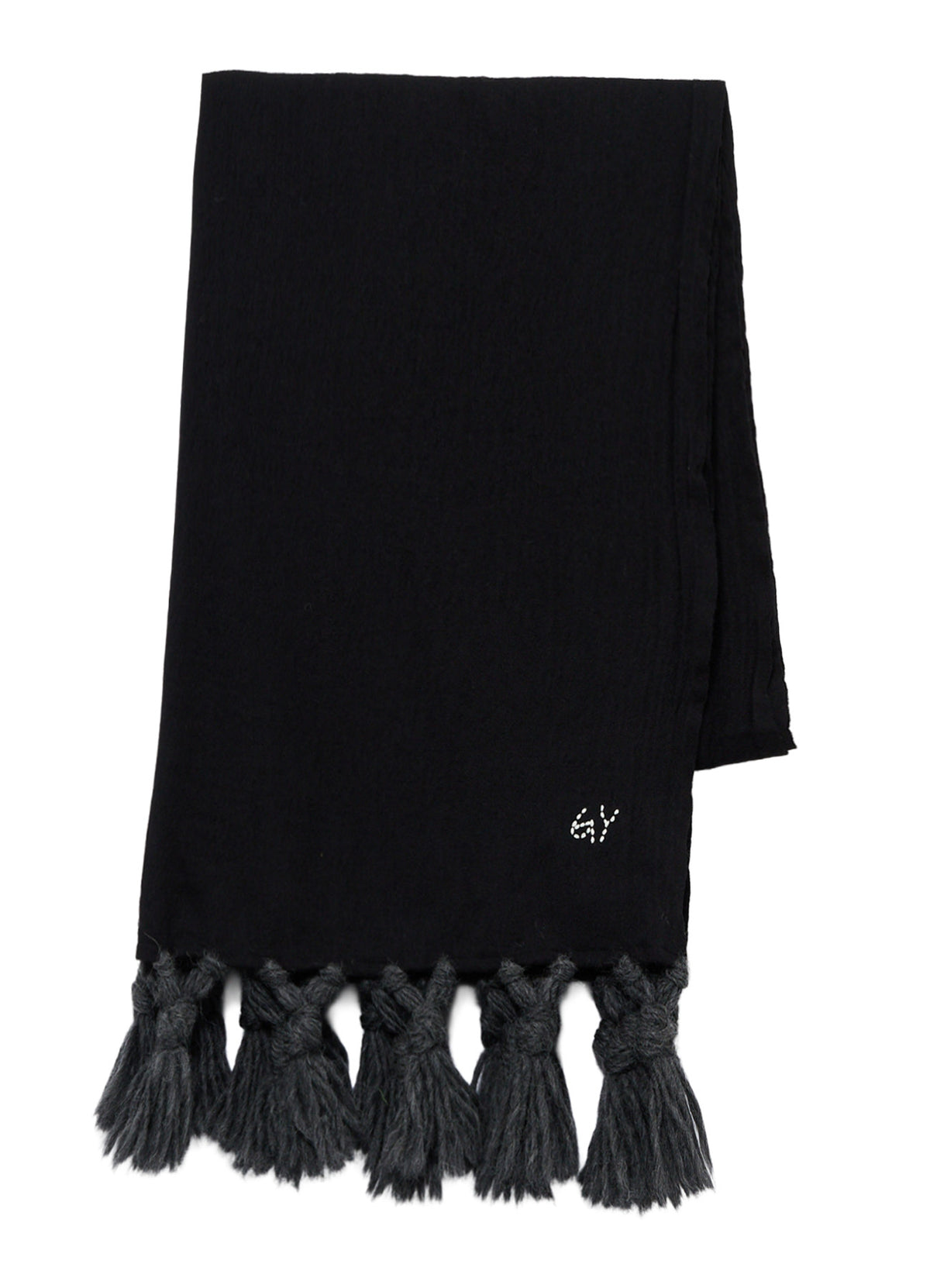 MILLING WOOL FRINGED STOLE