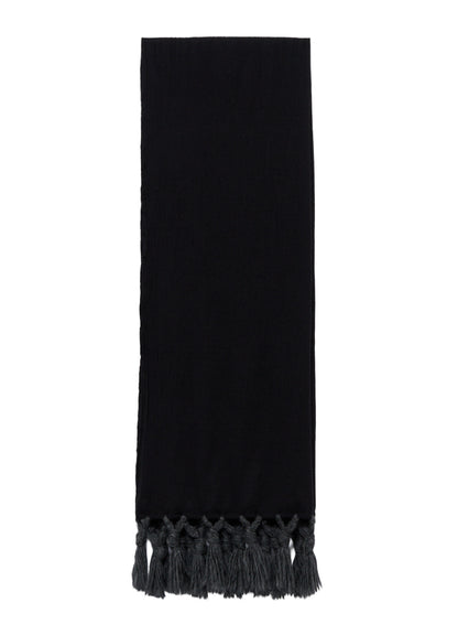 MILLING WOOL FRINGED STOLE