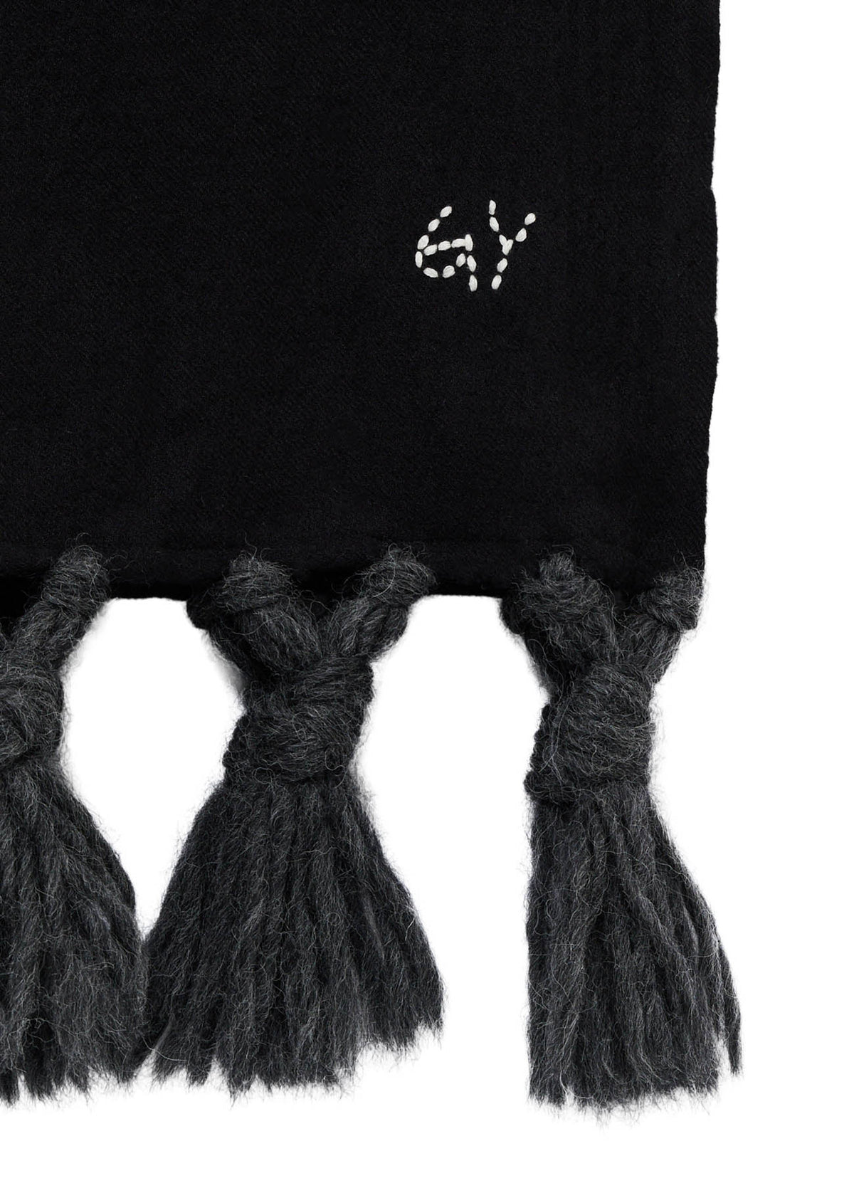 MILLING WOOL FRINGED STOLE