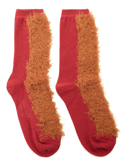 FLUFFY ACRYLIC PANEL SOCKS