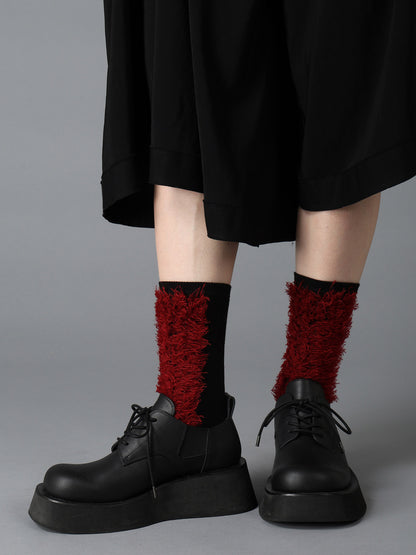 FLUFFY ACRYLIC PANEL SOCKS