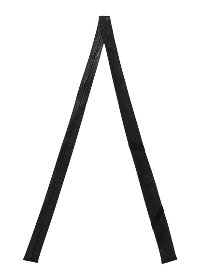 GOAT LEATHER FULL-ANILINE PANEL SQUARE NECKTIE