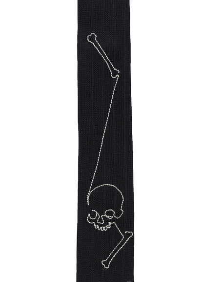 SKELETON SQUARE NECKTIE