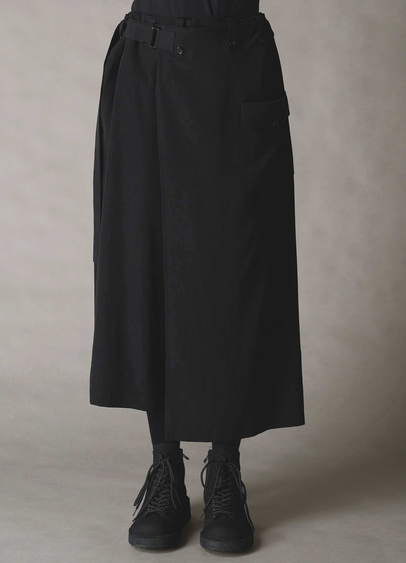 パンツ Yohji Yamamoto Wide Wrap Pants CREPE de CHINE WRAP PANTS – THE SHOP YOHJI YAMAMOTO