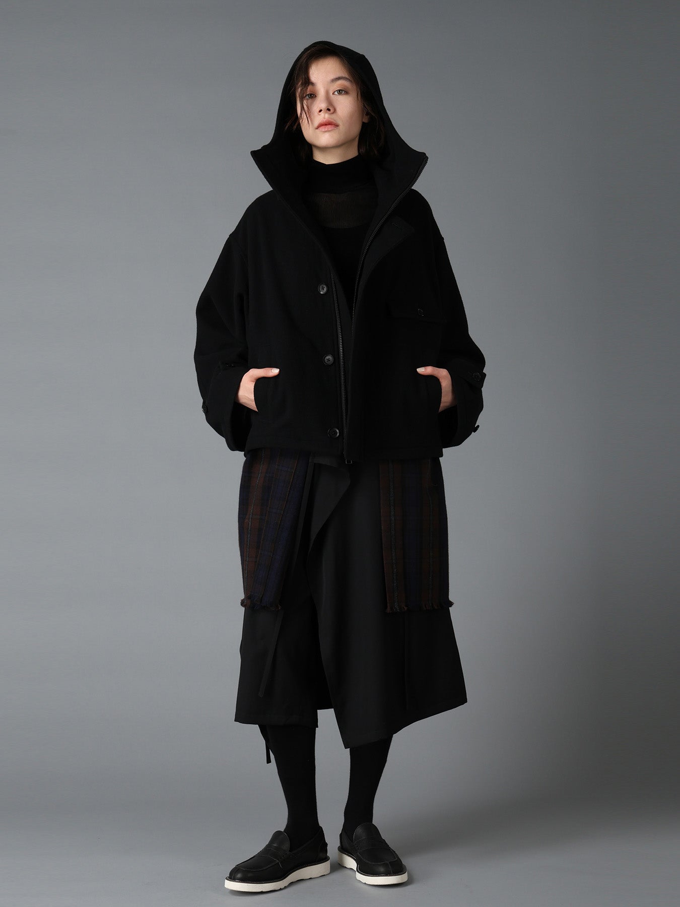 WOOL GABARDINE WOMEN'S 3WAY PANTS – THE SHOP YOHJI YAMAMOTO