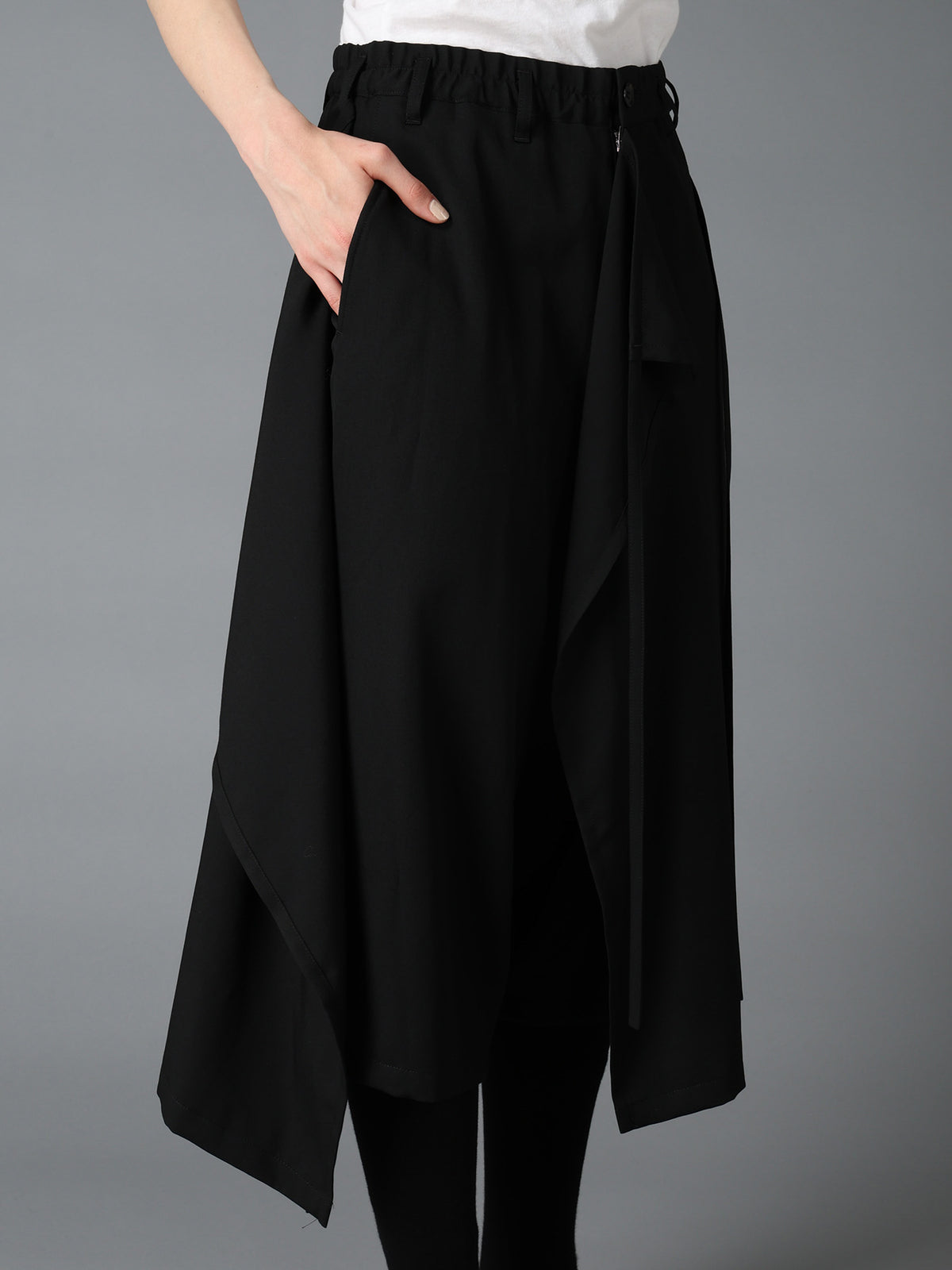 WOOL GABARDINE WOMEN'S 3WAY PANTS