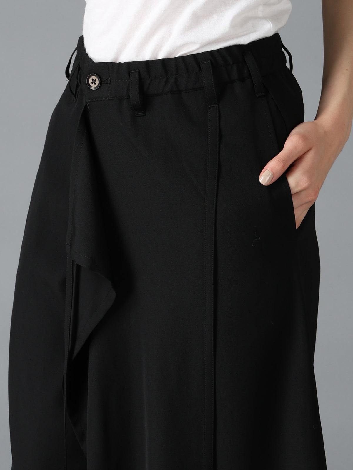 WOOL GABARDINE WOMEN'S 3WAY PANTS