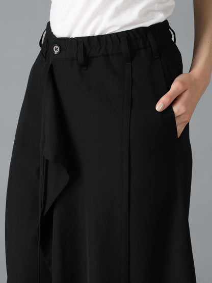 WOOL GABARDINE WOMEN'S 3WAY PANTS