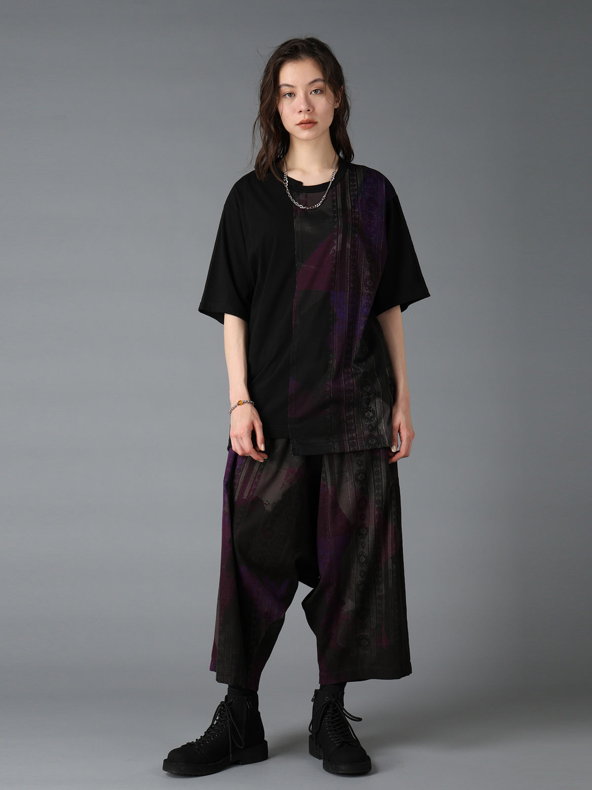 NARROW RIB CORDUROY SAROUEL PANTS