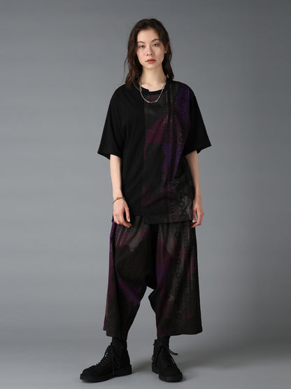 NARROW RIB CORDUROY SAROUEL PANTS